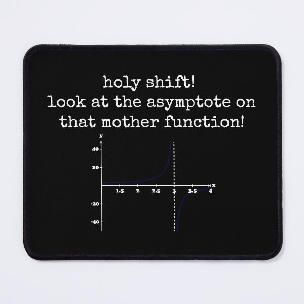 Item preview, Holy Shift! Look At The Asymptote On That Mother Function! designed and sold by ScienceCorner.