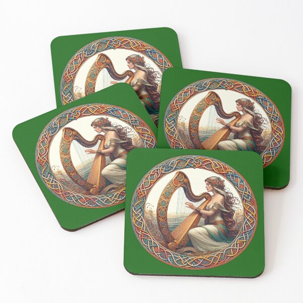Item preview, Erin Go Bragh Celtic Harp Design  designed and sold by Emeris.