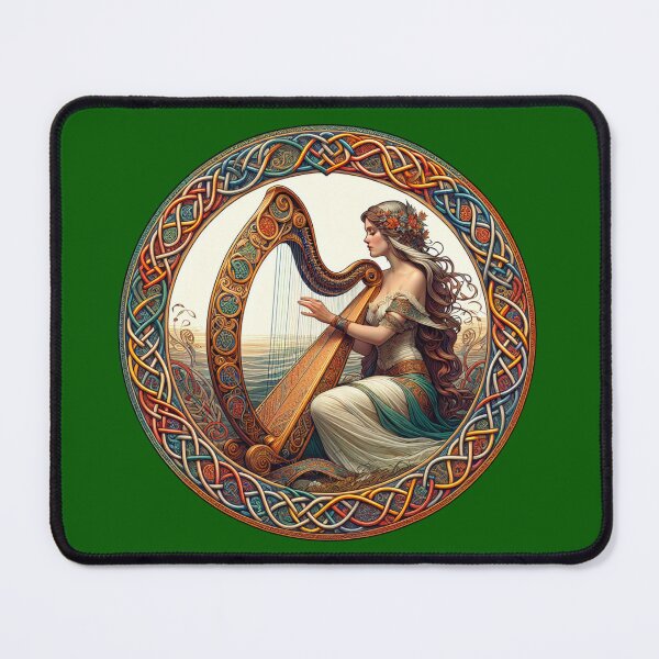 Item preview, Erin Go Bragh Celtic Harp Design  designed and sold by Emeris.