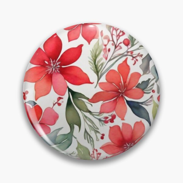 Item preview, Red flowers and green leaves  designed and sold by Rislam.