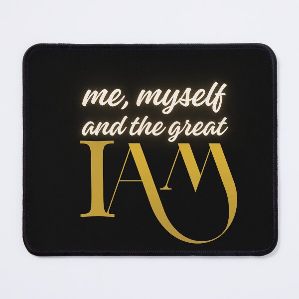 Item preview, Me, Myself And The Great I AM - Inspirational GOD and me Design designed and sold by GEM STYLE.