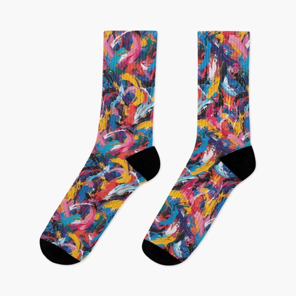 Item preview, Abstract Composition, Vibrant Brush, Seamless Pattern designed and sold by patternicco.