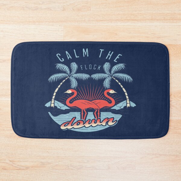 Item preview, Calm The Flock Down Flamingo Funny Saying designed and sold by dimaxstore.