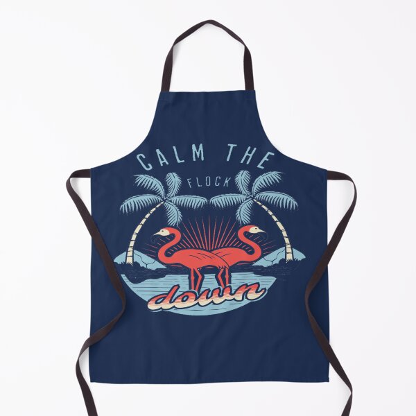 Item preview, Calm The Flock Down Flamingo Funny Saying designed and sold by dimaxstore.
