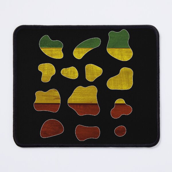 Item preview, Abstract Shapes with African Rasta Colors  designed and sold by Logiamerch.