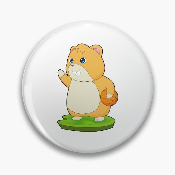 Item preview, Hamster Basketball player Basketball designed and sold by Snabdesign84.
