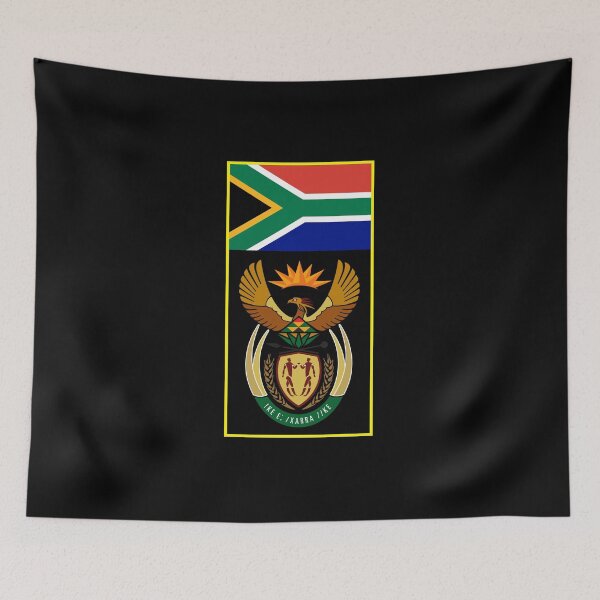 Item preview, South Africa Flag & Coat of arms designed and sold by adamst555.