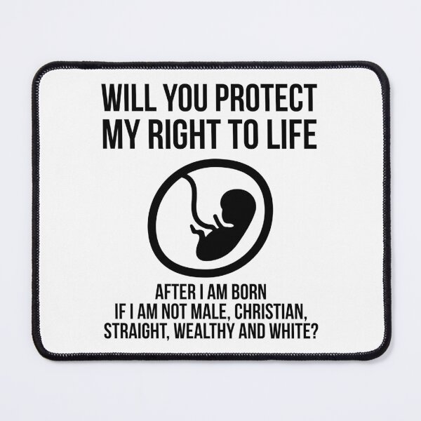 Item preview, Will you protect my right to life? designed and sold by Rachel the Artist .