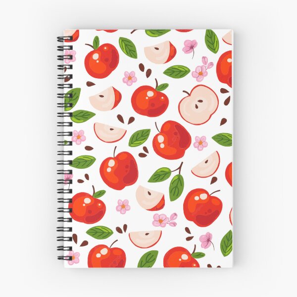 Item preview, Apple and Flower Pattern designed and sold by SweetDoodleBug.