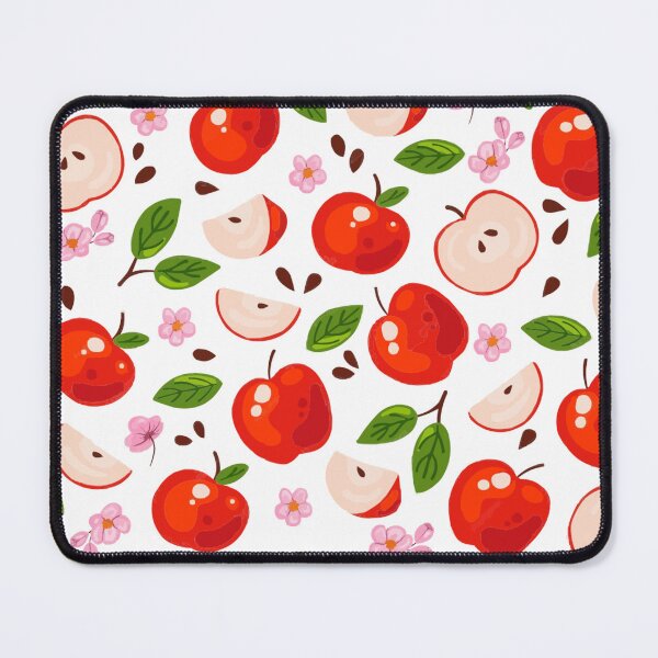 Item preview, Apple and Flower Pattern designed and sold by SweetDoodleBug.