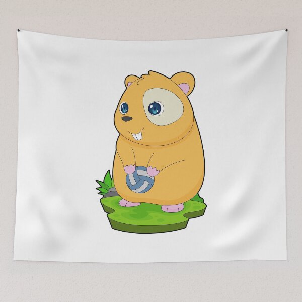 Item preview, Hamster Volleyball player Volleyball designed and sold by Snabdesign84.