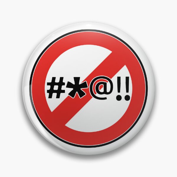 Item preview, No Cursing sticker  designed and sold by ninoni.