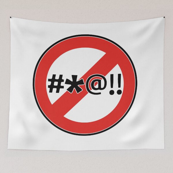 Item preview, No Cursing sticker  designed and sold by ninoni.