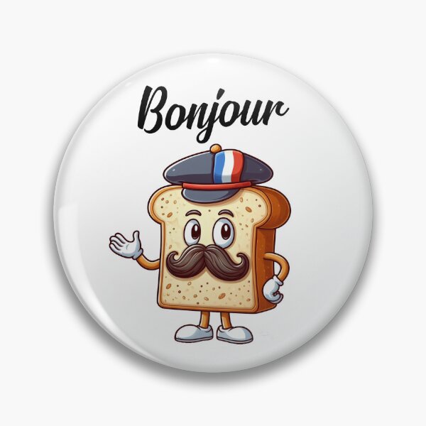 Item preview, Cute Kawai French Bread Welcomes You To France designed and sold by Bilalicia.