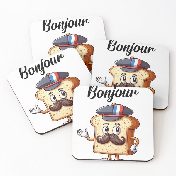 Item preview, Cute Kawai French Bread Welcomes You To France designed and sold by Bilalicia.