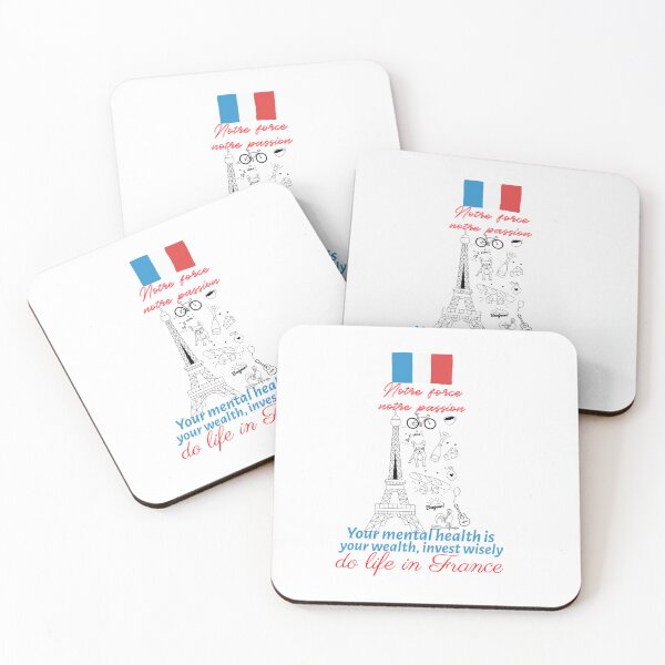 Item preview, Mental Health and Self Care in France designed and sold by TrilbyTeeShop.