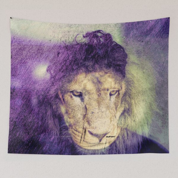 Item preview, abstract lion face grunge print - dePace' designed and sold by mrpropcake.