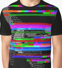 Glitch ASCII dogfight Graphic T-Shirt