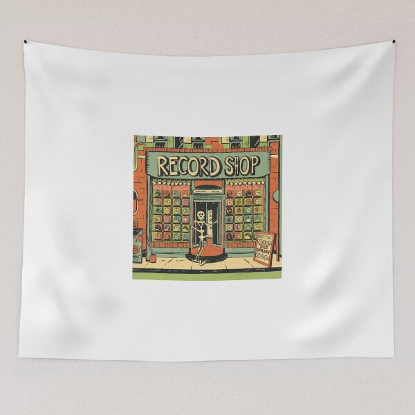 Item preview, Record shop designed and sold by OldSchoolRetro.