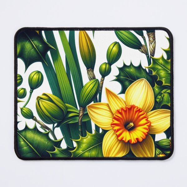 Item preview, Holiday Blossoms Narcissus & Holly Festive Array designed and sold by NAFDesigns.