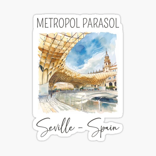 Item preview, Watercolor Design of Seville - Spain designed and sold by Sketch-Shack.