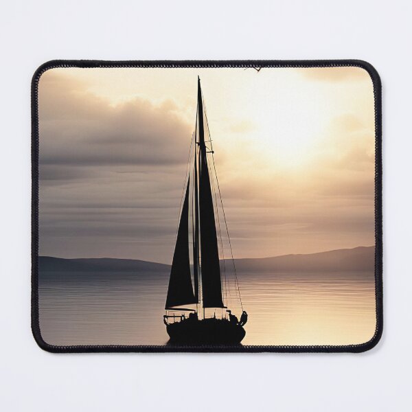 Item preview, Sailboat in Sunset with Birds designed and sold by Stephanie Laird.