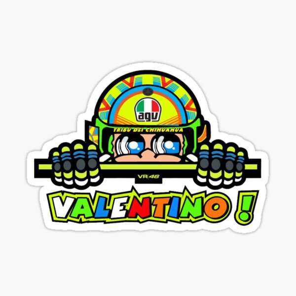 Valentino 46 Rossi Sports Bike Stunts Racing 3D Sticker Vinyl Poster  Aufkleber abnehmbar Schlafzimmer s35 - .de