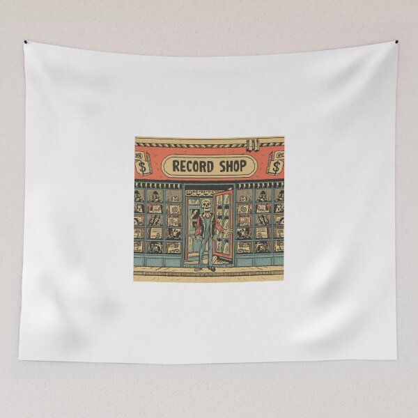 Item preview, Record shop designed and sold by OldSchoolRetro.