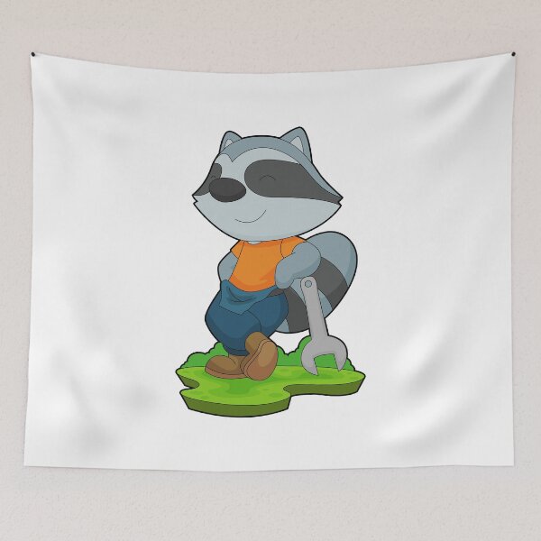 Item preview, Racoon Handyman Wrench designed and sold by Snabdesign84.