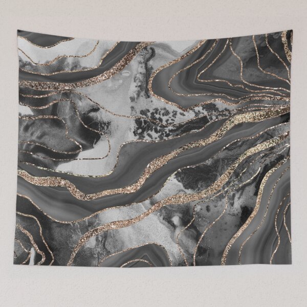 Item preview, Liquid Marble Agate Glam #9 (Photo of Glitter Only - Not Reflective) designed and sold by Anita's & Bella's Art.
