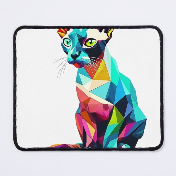 Item preview, Copy of ful Well Groomed Sphynx Cat Geometric Shaped designed and sold by defencepalaces.