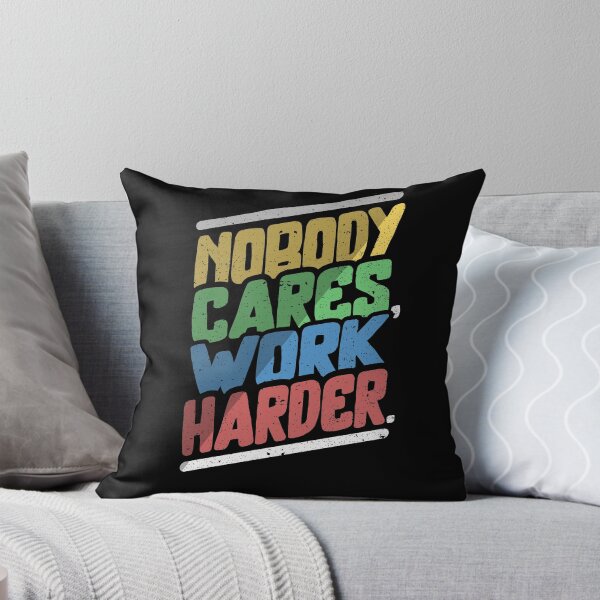 Item preview, Nobody Cares Work Harder Fitness Motivational Gym  designed and sold by Pricity Designs.