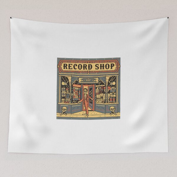 Item preview, Record shop designed and sold by OldSchoolRetro.