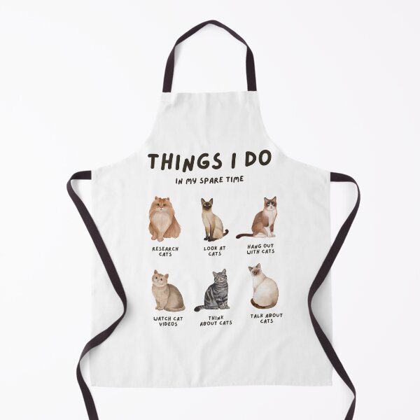 Item preview, Things I do in my spare time with cats designed and sold by ApexAnimal Art.