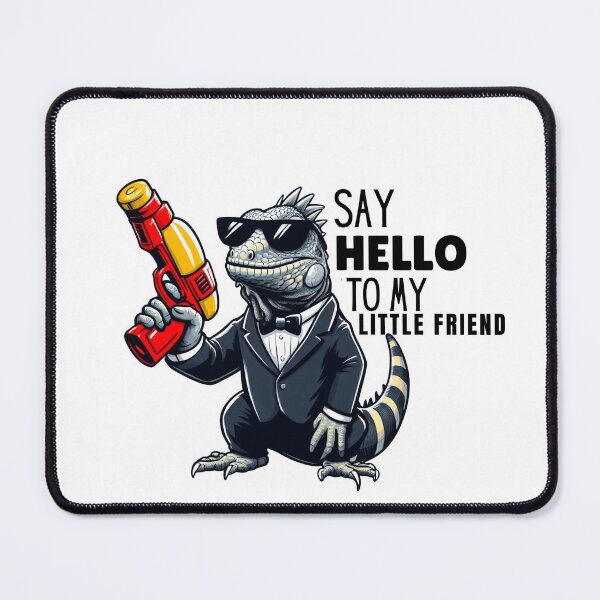 Item preview, Mafia Iguana "Say Hello To My Little Friend" designed and sold by ZMaria.