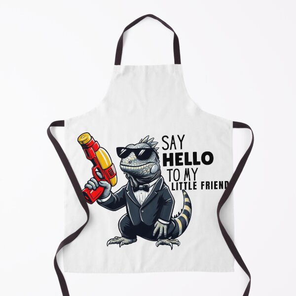 Item preview, Mafia Iguana "Say Hello To My Little Friend" designed and sold by ZMaria.