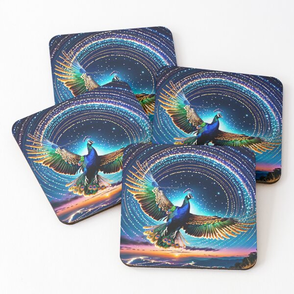 Item preview, A Magical Flying Peacock designed and sold by NerdscapeDC.