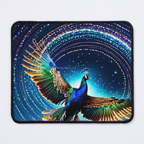 Item preview, A Magical Flying Peacock designed and sold by NerdscapeDC.