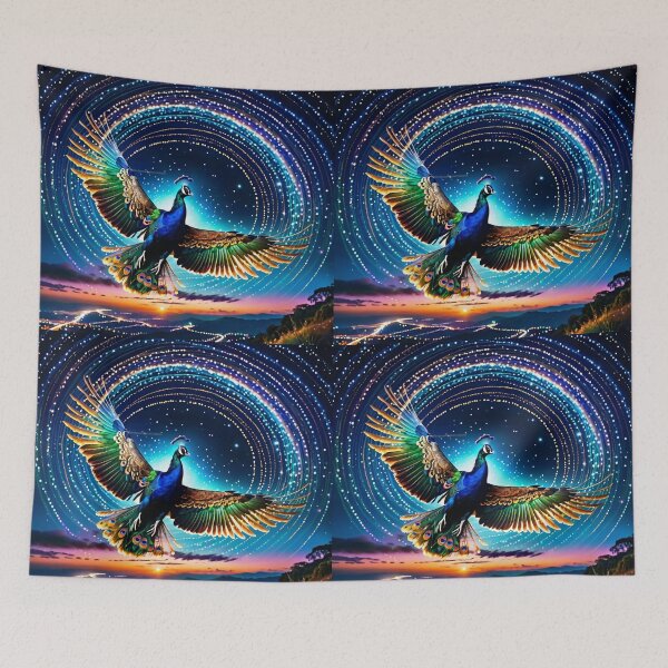Item preview, A Magical Flying Peacock designed and sold by NerdscapeDC.