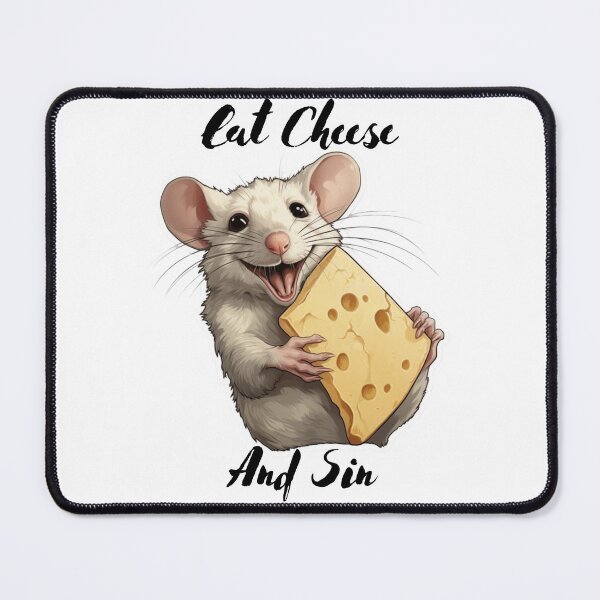Item preview, Eat cheese and sin designed and sold by GOODMORNING-ART.