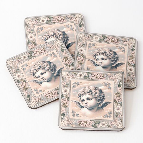 Item preview, Romantic cherub portrait designed and sold by dausiael.