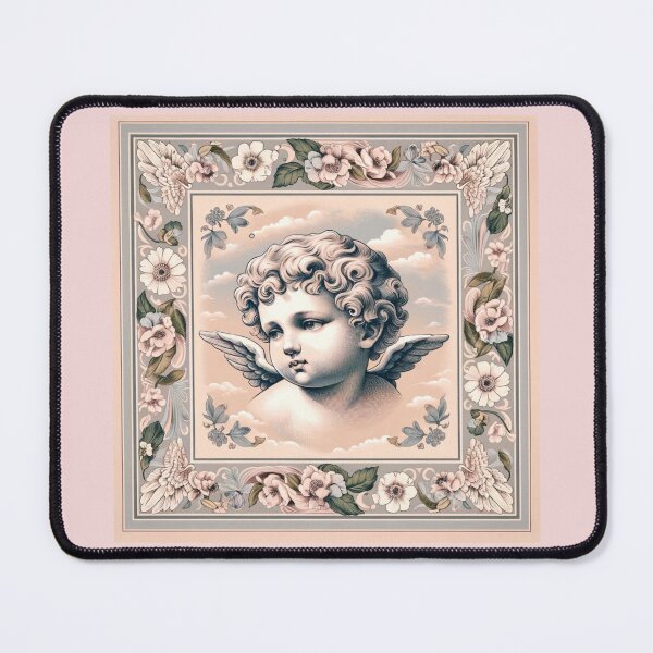 Item preview, Romantic cherub portrait designed and sold by dausiael.