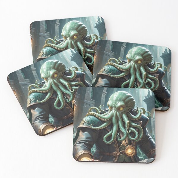 Item preview, Captain Mindflayer designed and sold by NerdscapeDC.