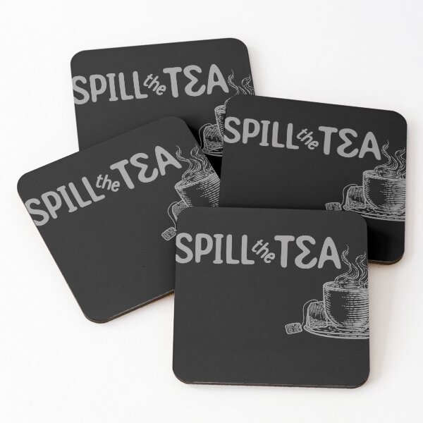 Item preview, Spill the Tea -Etching Funny  designed and sold by Hair-brained  Haberdasher.