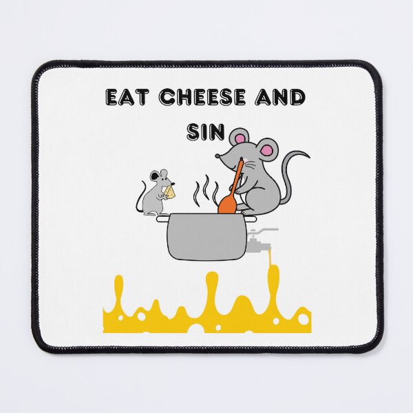 Item preview, Eat Cheese And Sin designed and sold by Mateusz Bachanek.
