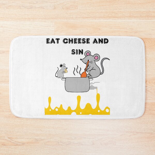 Item preview, Eat Cheese And Sin designed and sold by Mateusz Bachanek.