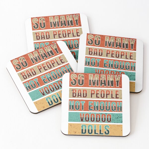 Item preview, So Many Bad People Not Enough Voodoo Dolls  designed and sold by ZeptepiTrends.