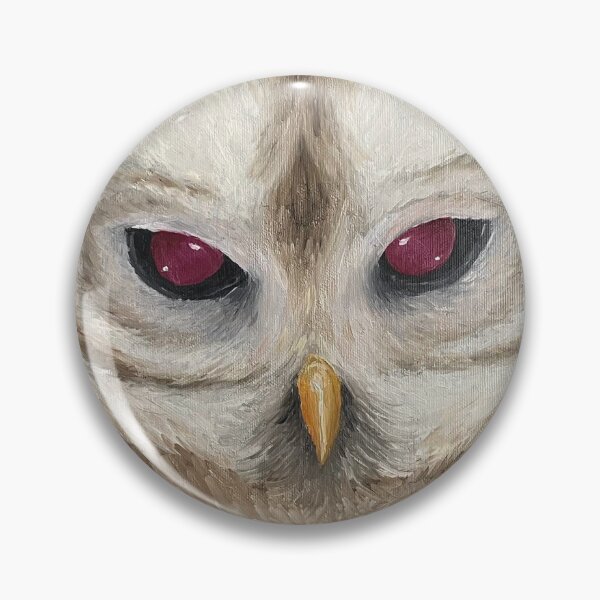 Item preview, White owl oil painting designed and sold by King Killian Is Dead.