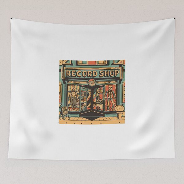 Item preview, Record shop designed and sold by OldSchoolRetro.