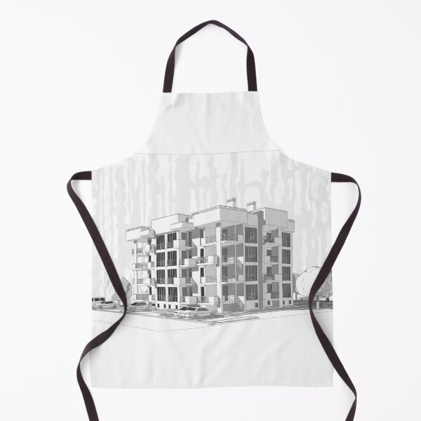 Item preview, Vector architectural project of a multistory building designed and sold by Familyshmot.